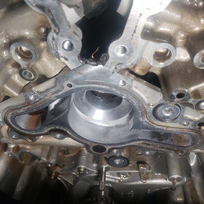 Water pump and timing chain replacement