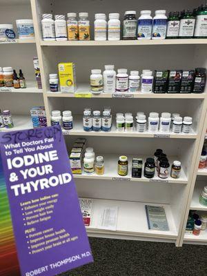 I was born without a thyroid gland so I love looking around in different places to learn more about what means. What a selection! AND books?