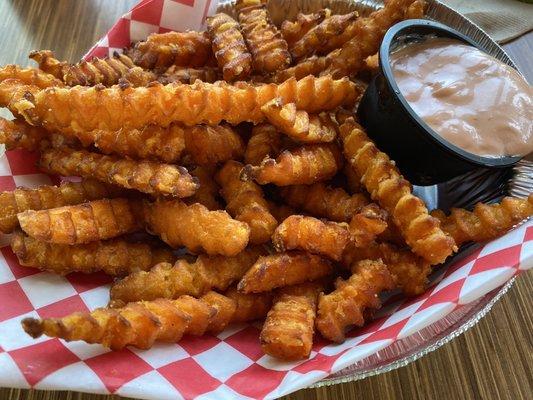 Sweet potato fries were perfection!!!!