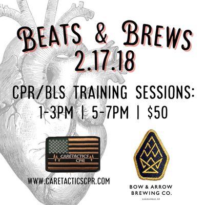 Feb 17th with sessions @ 1pm or 5pm. Check our website for details!