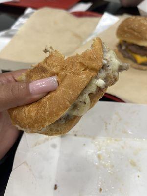 Philly cheesesteak sandwich was my favorite