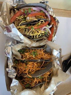 2 Soho Tacos and 3 Mongo Tacos