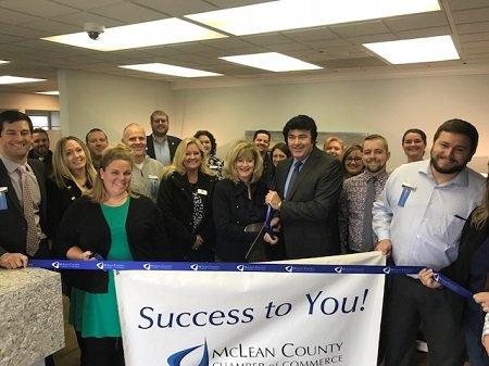 November 8th, with the McLean County Chamber of Commerce CHIROSMART Ribbon cutting