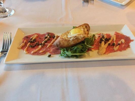 Beef carpaccio