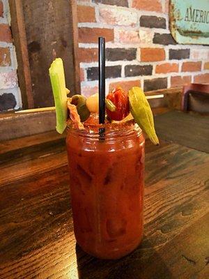 Excellent Bloody Mary. Love the roasted and pickled tomato.