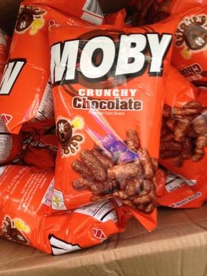 Moby chocolate and also Moby Caramel flavor.