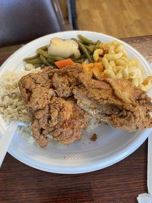 Fried chicken meal