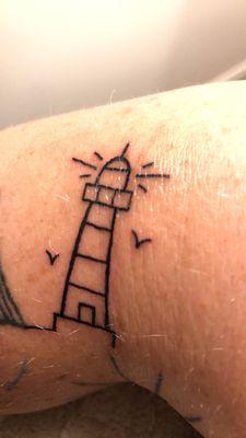 Lighthouse tattoo