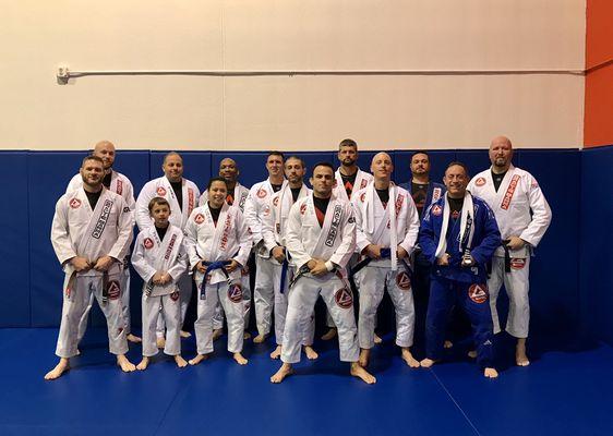 Gracie Barra New Lenox Students at the 2019 End of Year Seminar.