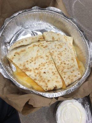 5. Four Cheese Quesadilla