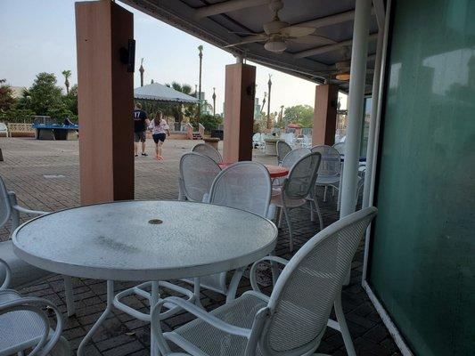 Outdoor seating