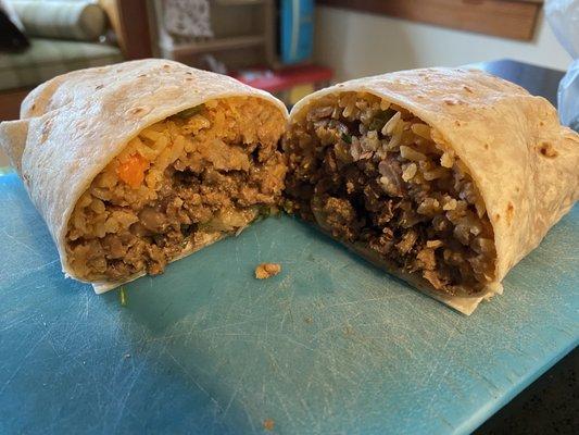 Asada burrito