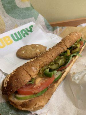 Italian Sausage & Peppers footlong