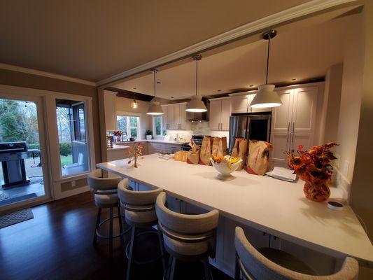 Kitchen remodel lighting