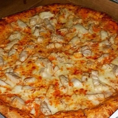 Buffalo chicken pizza