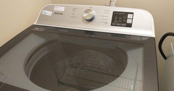 This is the slightly newer way less featured washer they sent me, as a replacement. It has a smaller wash basin.