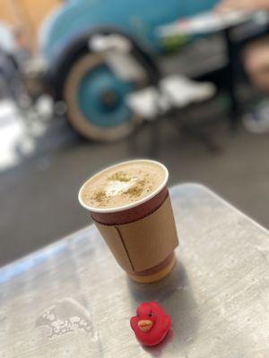 pistachio baklava latte