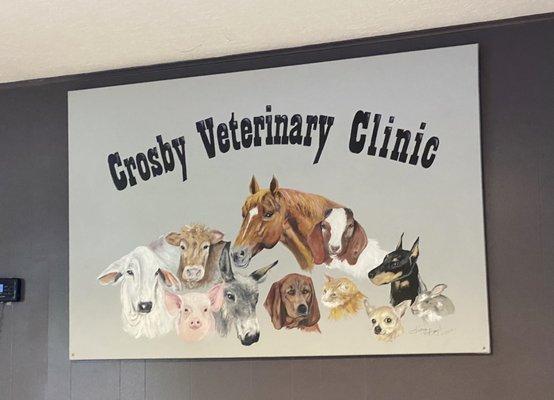 Crosby Veterinary Clinic.