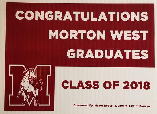 Graduation Yard / Lawn Signs for Grammar and High Schools