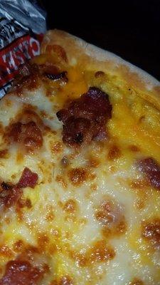 Breakfast pizza... the best!!!