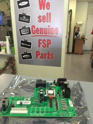 We are use factory supplied parts for our appliance repairs