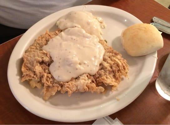 Chicken fried steak at Six Mile