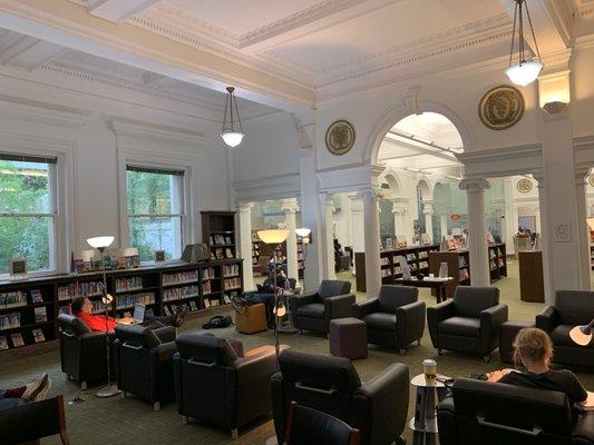 Reading area, first floor