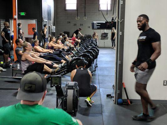 Small portion of the gym pictured. This was a Thanksgiving workout.