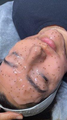 Facial with a Jelly mask