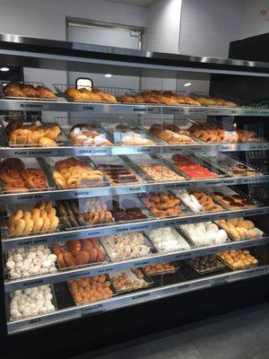 The front and center donut display