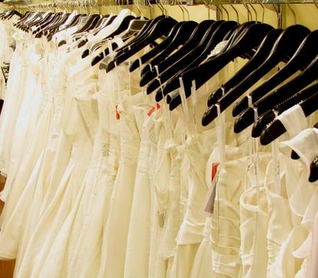 Open stock bridal department