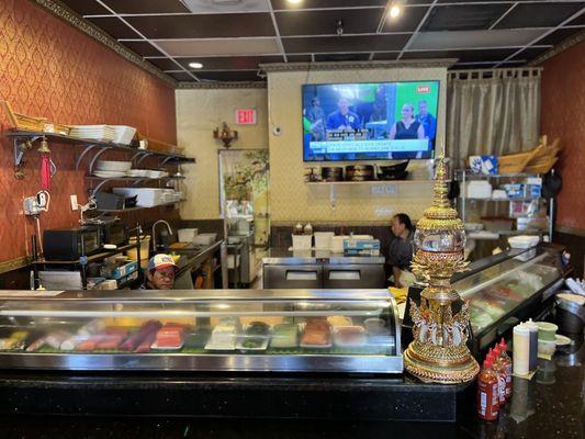 Sushi counter