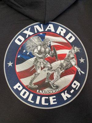 Screen Printed - Oxnard Police K-9 Unit