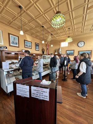 Line to get bakery