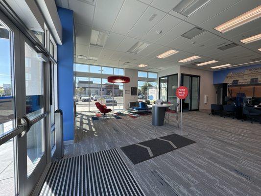 Inside the new BMO branch! So aesthetically pleasing!