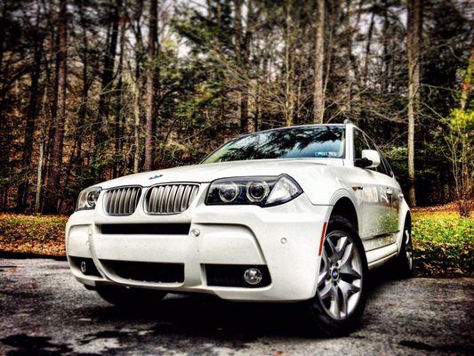 My Alpine White 2007 BMW X3 M purchased from Keller Brothers Ford Lititz