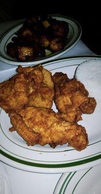 Breaded chicken