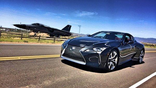 Picking up a customer from the Santa Fe Airport in the All-New 2018 Lexus LC500. Just another example of us going the extra mile.