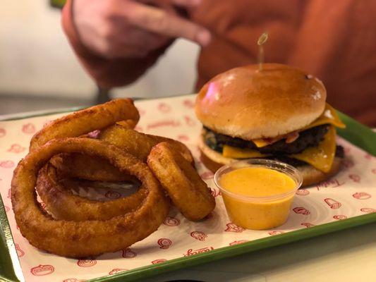 Double Smash Patty with Vegan Cheese