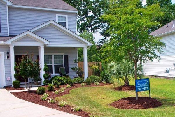 Front yard makeover in Mount Pleasant, SC