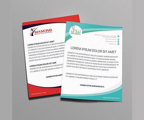 We can do all graphic design, letterheads, business cards, brochures, logos and more.