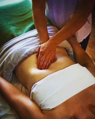 Abdominal massage is very gentle while promoting many benefits.