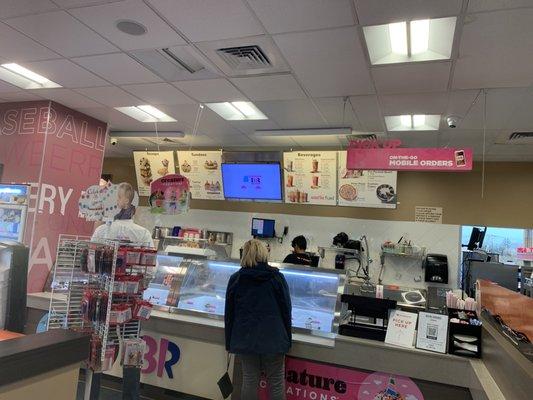 Baskin Robbins Section