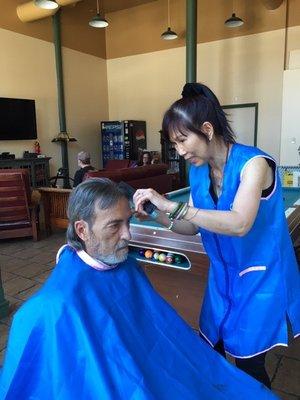 THANK YOU SNOW DAY DONORS - Haircuts for Barth Residents made possible by your generous support!!