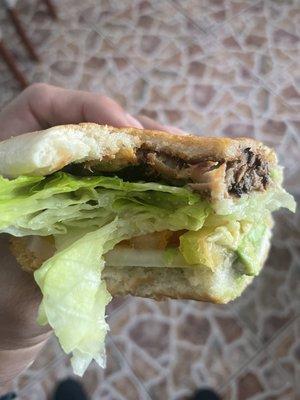 Carnitas torta