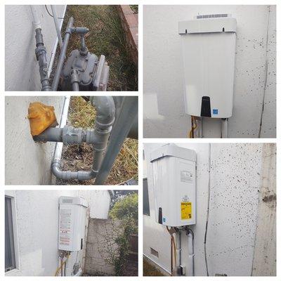 New tankless water heater install