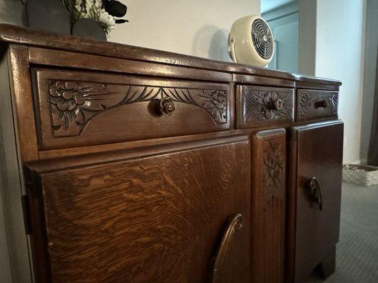 Gorgeous buffet we use as a dresser