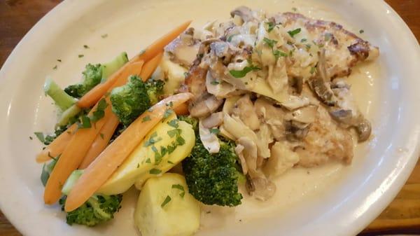 Chicken marsala $18.00