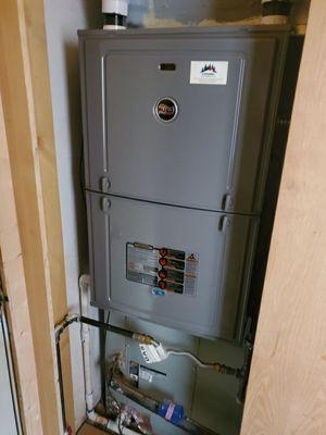 95% gas furnace change out