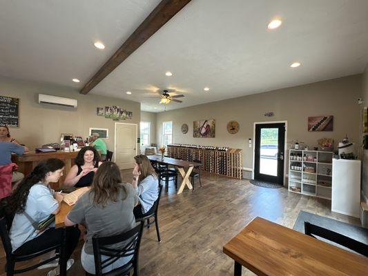 Second half of the shop and bar from table